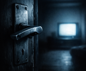 А вы заперли входную дверь?