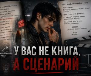 У вас не книга, а сценарий