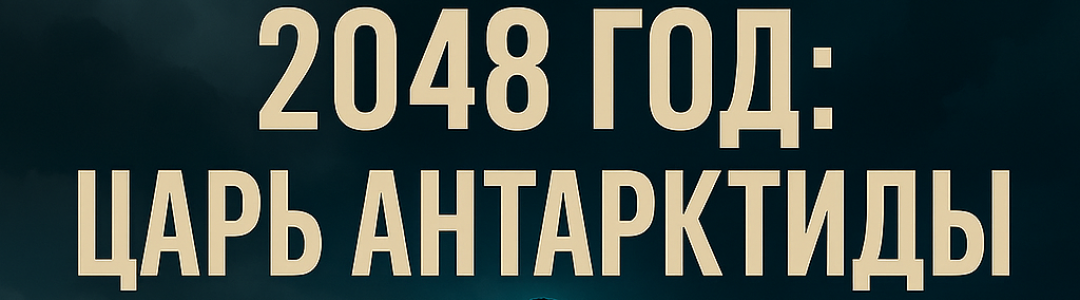 Сделал видеорекламу своей книги «2048: Царь Антарктиды»