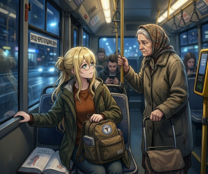 Бабушки а автобусах