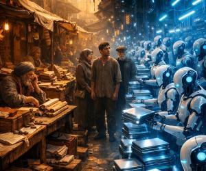 БАЗАР, КНИГИ И НЕЙРОСЕТИ: КОМУ ДОСТАНЕТСЯ КУШ?