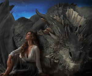 В мире, где драконы реальны.....