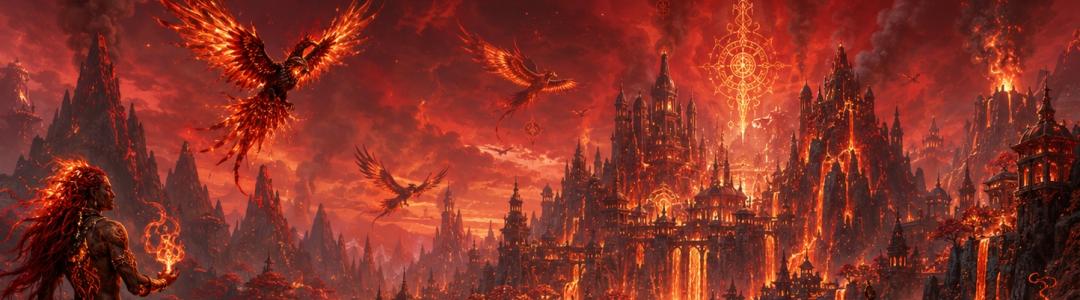 Роман "Пока горит последний ветер". Знакомство с Фламмарией (Царством огня).