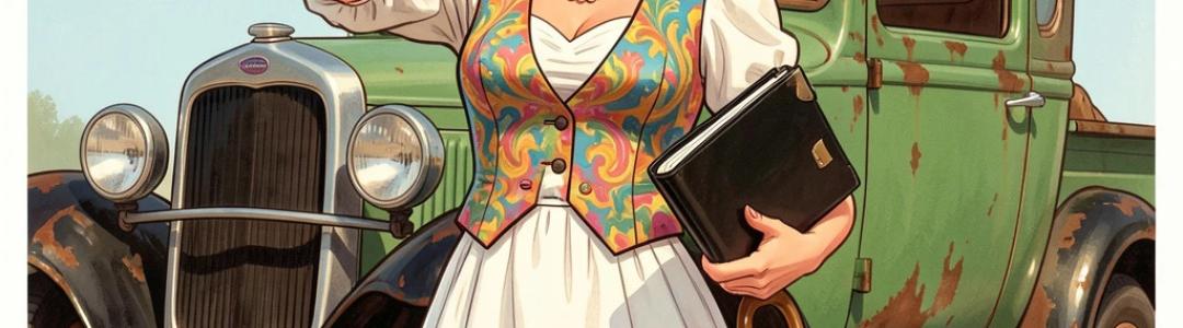 Иллюстрация к моей книге "Кукольный балаганчик на Сто Восьмой Рябиновой Улице".