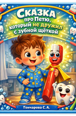 Обложка книги Сказка про Петю, который не дружил с зубной щёткой