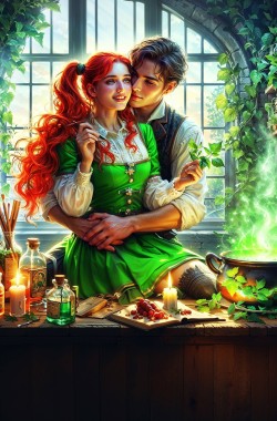 Обложка книги Рыжие чудо в академии или любовное зелье