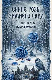 Обложка книги Синие розы зимнего сада