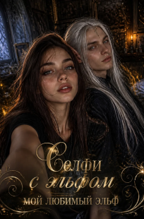 Обложка книги Селфи с эльфом ее любимый эльф