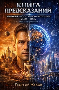 Обложка книги Книга предсказаний: эволюция искусственного интеллекта 2026-2035