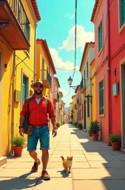 Обложка книги Я и кот Васька