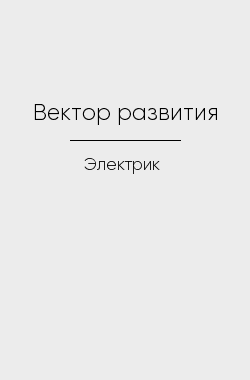 Обложка книги Вектор развития