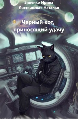 Обложка книги Черный кот, приносящий удачу.