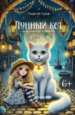 Обложка книги Лунный кот. Сказка для детей и взрослых.