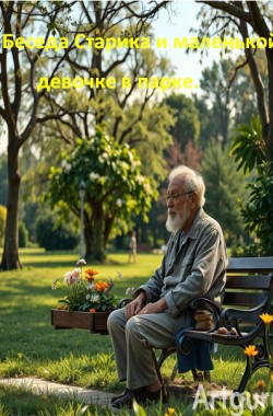 Обложка книги Беседа старика и маленькой девочки.