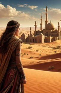 Обложка книги Пустинните пясъци на времето