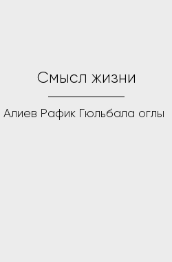 Обложка книги Смысл жизни