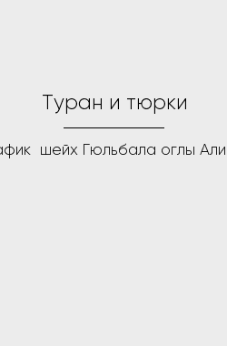 Обложка книги Туран и тюрки