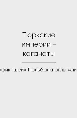 Обложка книги Тюркские империи - каганаты
