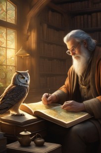 Обложка книги Сказка, про летучего Кощея, Бабу-Ягу и мудрого Горошка, а так же филина Егора