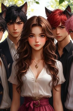 Обложка книги попаданка и ее котики