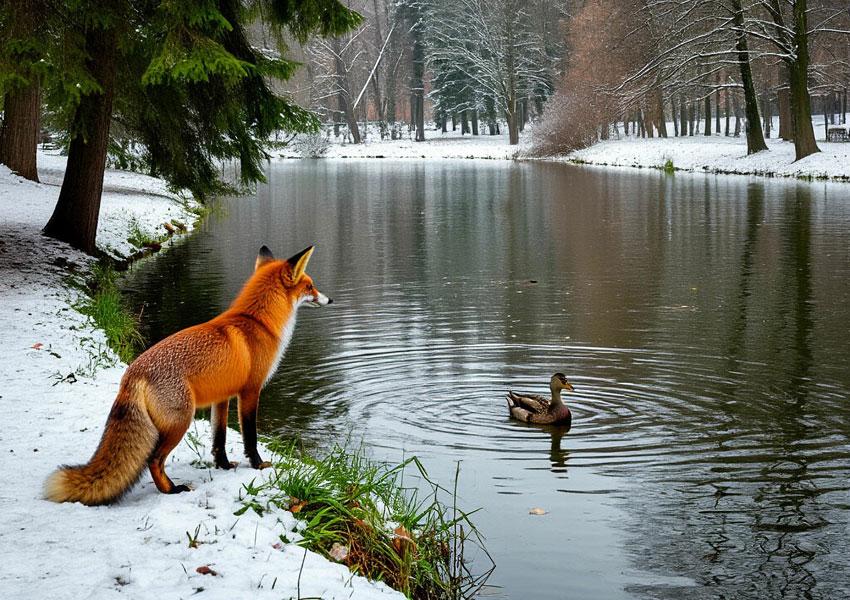 Лиса и Утка