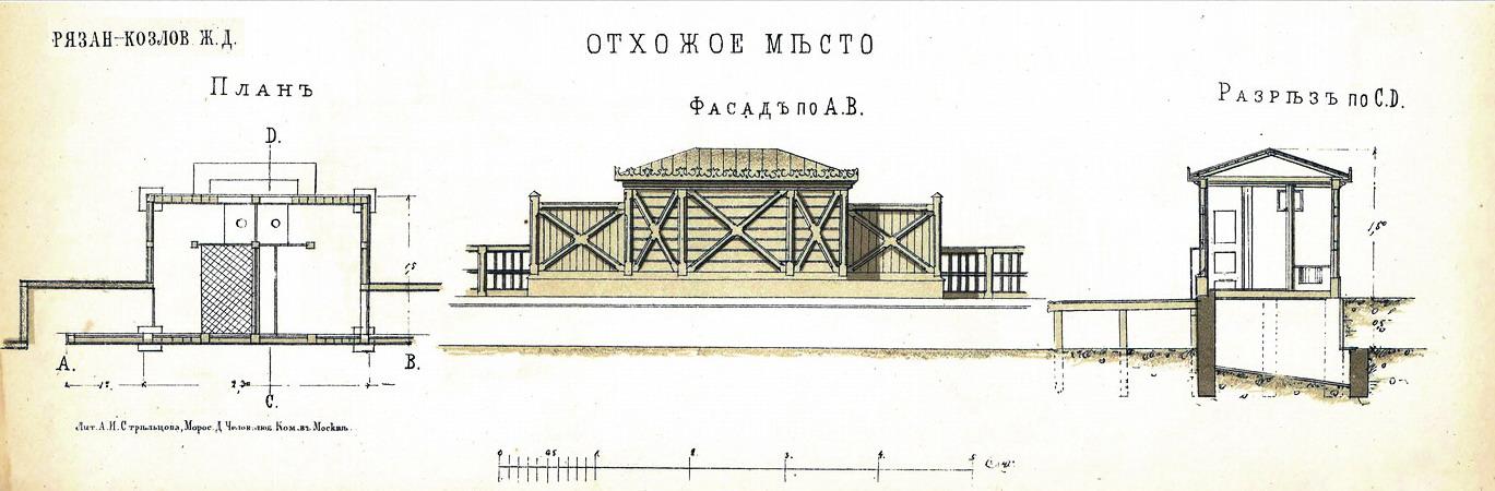 Типовые постройки и отхожие места
